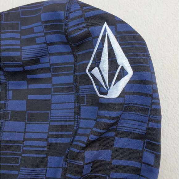 Volcom Black Navy Blue and Purple Hooded Zip-up Lightweight Jacket - Picture 8 of 15